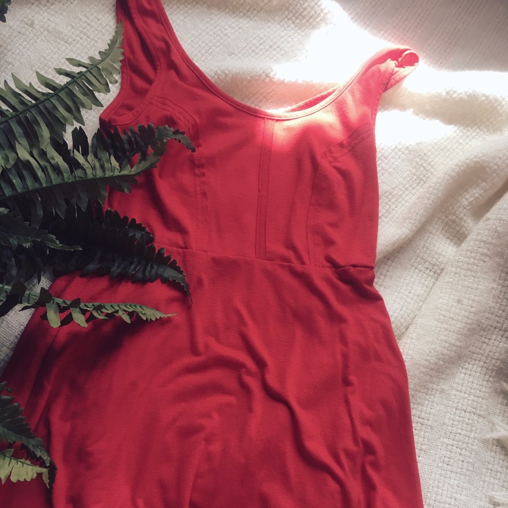 Red xhilaration dress